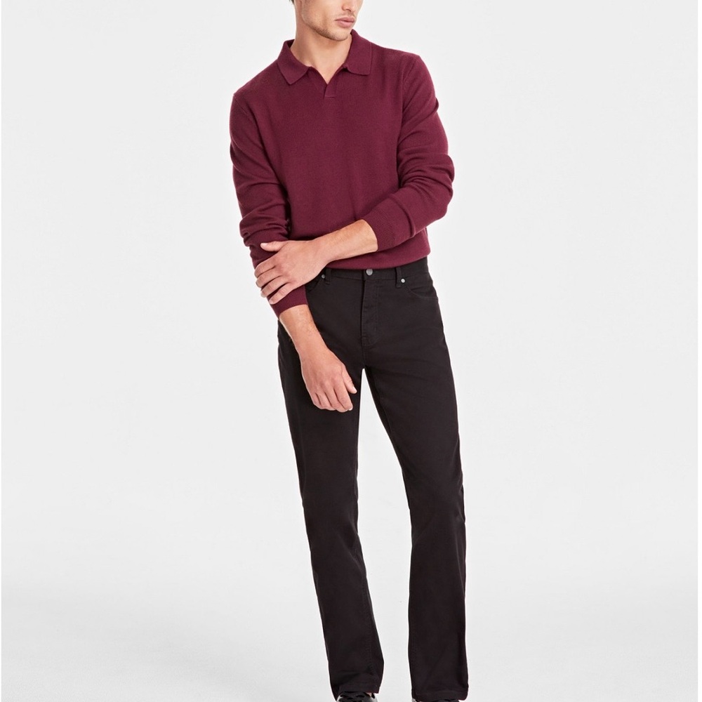 Alfani Men's Relaxed Black Jeans